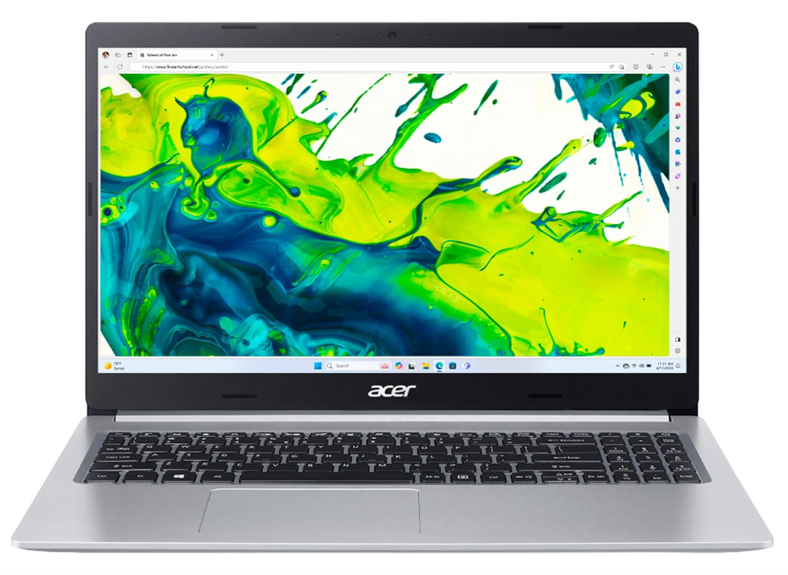 Notebook Acer Aspire 5 A515-45-R043 prata com tela Full HD IPS