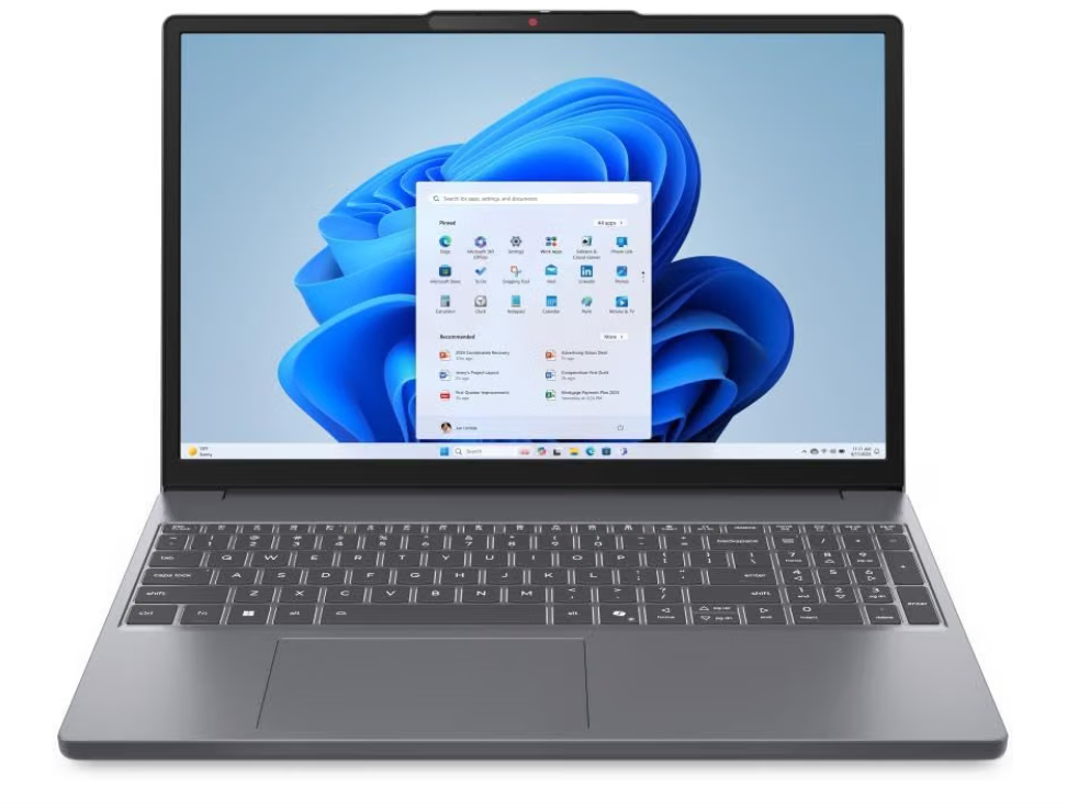 Notebook Lenovo IdeaPad Slim 3 15IRH10 cinza Luna Grey