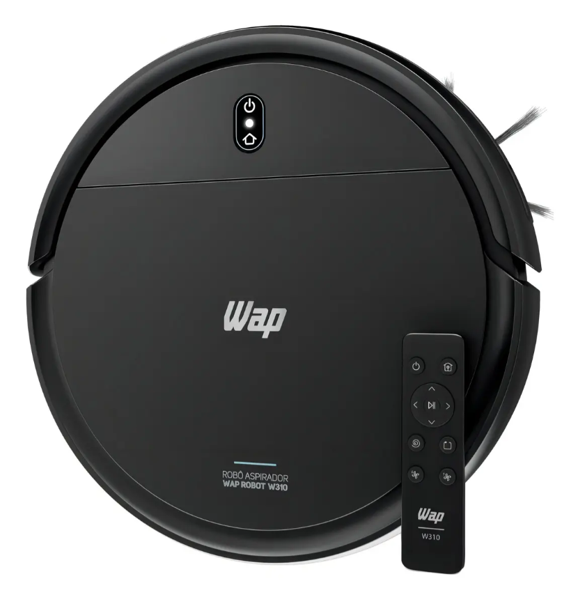 Robô Aspirador 3 em 1 WAP ROBOT W310 Com Base Carregadora Bivolt